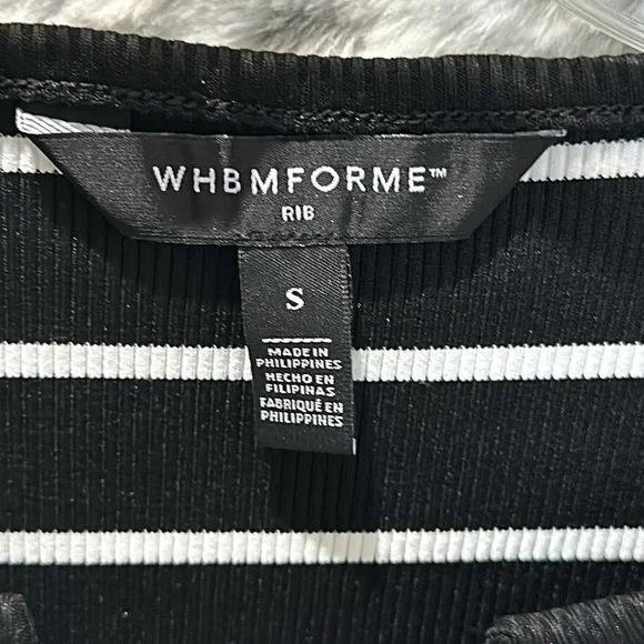 Women’s WHBM Forme Ribbed Top - Small - Picture 3 of 3